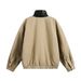 American Workwear Denim For Men, Trendy Autumn And Winter Mountain Style Outdoor Leisure Design, Color Blocked PU_mkmklike.com