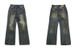American High Street Retro Ripped Jeans Men's Spring And Autumn New Trendy Brand Ruffian Handsome Fried Street Straight Loose Long Pants_mkmklike.com