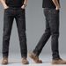 Men's Clothing Spring And Summer Straight Fashion Slim Elastic Thin Casual Pants_mkmklike.com