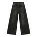 Men's Clothing Retro High Street Splash Paint Denim Jeans For Men – Loose Fit Straight Leg Pants With Artistic Graffiti Vibe_mkmklike.com