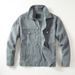 2025 Spring Trendy American Cowboy Men's High Street Loose Work Jacket, Collar Top, Pure Cotton_mkmklike.com