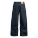 American Style Wide-Leg Jeans For Men Loose Long Street Fashion Double Pleated Design Straight Casual Dad Pants_mkmklike.com