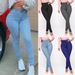 Women's Clothing popular jeans women's high waist sexy tight pants stretch jeans large size_mkmklike.com