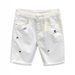 Men's Slim Fit Embroidered White Denim Casual Pants Tapered Leg Midweight Polyester Trendy Streetwear Jeans_mkmklike.com