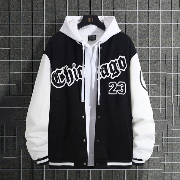 Men's Clothing Spring and Autumn fashion brand American high street Pu Shuai Youth Men's Baseball jacket men's loose casual jacket men_mkmklike.com