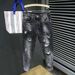 Men's Trendy Ripped Loose Straight Leg Jeans Mid Waist Cropped Korean Style Summer New Japanese Beggar Pants Standard Thickness_mkmklike.com