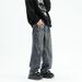 Wide Jeans Loose Straight Leg 2025 New High Street Men's Autumn And Winter Thick Workwear Pants_mkmklike.com