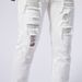 Men's Clothing Elastic Hot Diamond White Jeans Men Ripped Patch Slim Fit Skinny Tight Pants Men_mkmklike.com