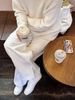 K Versatile Slimming Fashion Pioneer, Light Deconstruction, Split Cutting, Loose Curved Cocoon Shaped Jeans, Women's Banana Pants_mkmklike.com