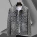 Men's Clothing Denim Jacket Fashion Casual Fashion Casual Denim Jacket - Classic Loose Fit Long Sleeve Coat For Spring & Autumn (Grey/Black/Blue)_mkmklike.com