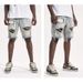 Suitable For All Seasons High Street Distressed For Men Plus Size Vintage Frayed Hem Beggar Jeans Five-Point Shorts Ins_mkmklike.com
