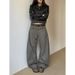Maillard Unisex Oversized Wide Leg Curved Jeans American Retro Pleated Loose Pants Versatile Spring Autumn Style_mkmklike.com