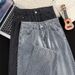 Galaxy Print Jeans For Men – High Street Wide-Leg Trousers With Distressed Wash & Stretch Comfort (M-XXXL) – Korean Streetwear Aesthetic_mkmklike.com