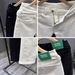 Men's Slim Fit Skinny Jeans Solid Color Trendy Casual White Pants Low Waist Standard Thickness Slight Stretch For Younger Men_mkmklike.com