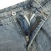 High Street Punk Heavy Washed Denim Flared Pants Men's Hippie Vibes Trendy Handmade Distressed Wide-Leg Trousers_mkmklike.com