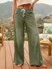 Wide Leg Jeans High Elastic Waist Flared Design Y2K Style Women's Pants Popular Seller_mkmklike.com
