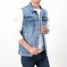 Men's Clothing Autumn Denim Vest Men Retro Trend Jacket Large Size Middle Aged Waistcoat Cotton Multi Pocket Vest Men_mkmklike.com