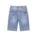 Summer New Lyocell Ice Silk Jeans Men's 5-point Thin Material Elastic Washed 5-point Jeans Men's Large-size Pants_mkmklike.com