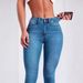 Women's High-Waisted Slim Fit Stretch Jeans - Tapered Bootcut Denim Pants In Classic Blue/Deep Blue (Office & Casual Wear)_mkmklike.com