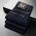 High-end European Jeans Men's Autumn And Winter 2025 New Amber Gray Lyocell European Light Luxury Business Straight Pants_mkmklike.com