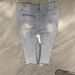 Cross-border Wholesale Original Label . Washed Distressed Patchwork Denim Bell-bottom Jeans_mkmklike.com