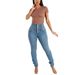 Women Jeans Long Pants Denim Pencil Pant Slim Bodycon Single Breasted High Waist Y2k Streetwear Mom Sexy Trousers Spring 2025_mkmklike.com