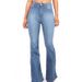 ELLE European And American Foreign Trade Cross-Border Source Stretch Slim Fit Wide-Leg Jeans For Women_mkmklike.com