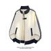 American Style Patchwork Sports For Men Winter Heavyweight Trendy Brand Versatile Couple High Street Cool Striped_mkmklike.com