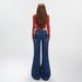 American-style Versatile Low-waist Flared Pants, 2025 Autumn Wo's New Fleece-lined Slim-fit Micro-flared Jeans For_mkmklike.com