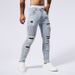Men's Slim Fit Stretch Distressed Embroidered Denim Jeans Comfortable Fashionable for All Seasons_mkmklike.com