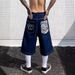 American West Coast Denim Shorts Men's Summer 2026 New Trendy Brand Loose Wash Cut Five-point Casual Pants_mkmklike.com