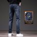 Jeans Men's Slim-Fit Straight Pants Stretch Washed Casual Pants_mkmklike.com