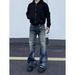 Men's Clean Fit Relaxed Straight-Leg Bootcut Jeans – Vintage Washed Distressed Denim With Cat Whiskers (Blue, S-3xl)_mkmklike.com