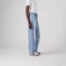 High-Waisted Straight-Leg Jeans – Women’s Distressed Wide-Leg Denim Pants (Cotton Blend, Light Blue, S-XL, No Stretch, Streetwear)_mkmklike.com