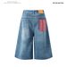 American Plaid Patchwork Design Jeans Style For Men And Women Retro Loose Silhouette Flowy Casual Pants_mkmklike.com