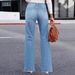 Women's High Waist Stretchy Flare Jeans – Slimming Retro Denim Pants With Comfort Fit_mkmklike.com