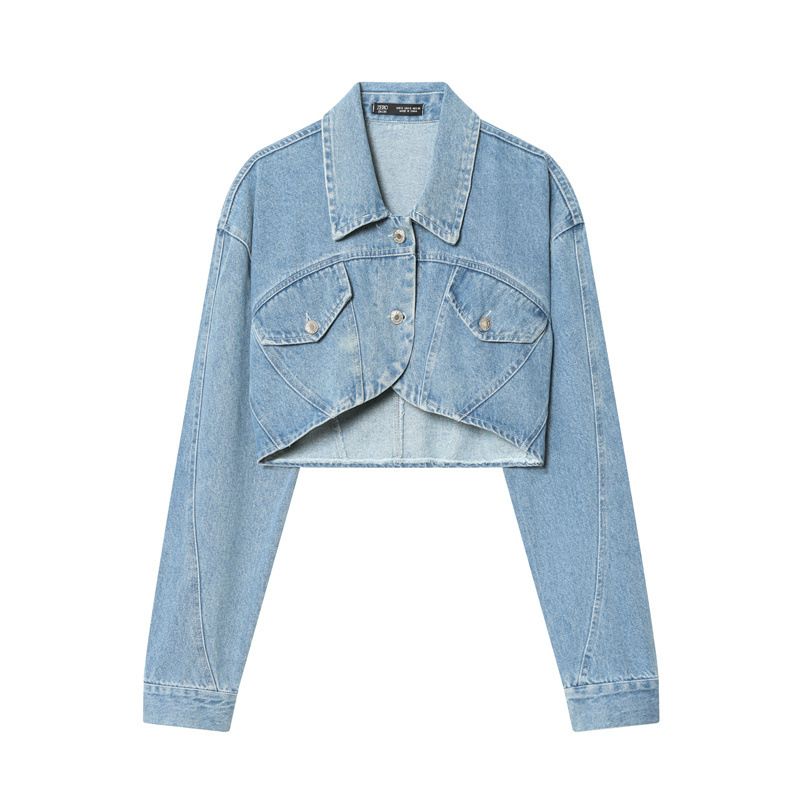 Spring New Arrival Women's Fashionable Casual Loose Short Denim Jacket European American Style Versatile 2026 6688024_mkmklike.com