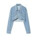 Spring New Arrival Women's Fashionable Casual Loose Short Denim Jacket European American Style Versatile 2026 6688024_mkmklike.com
