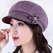 Hot Sale Wool Women Beret Hats New Casual Fashion Knitted Beanie Octagonal Hat Bonnet Hiver Femme Fleece Berets Cap_mkmklike.com