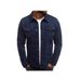 Loom Men's European And American New Style Denim Solid Color Casual Button Cardigan Workwear Multi-Pocket Jacket Hot_mkmklike.com