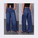 Elegant High-Waisted Wide Leg Jeans Women's Slimming Trousers Long-Length Denim Pants Wash Style_mkmklike.com