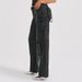 Women's Clothing Trousers straight leg multi-pocket denim overalls woman loose casual pants woman_mkmklike.com