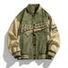 2025 New Spring And Autumn Men's Casual Deerskin Velvet American Street Embroidered Baseball Collar Jacket_mkmklike.com