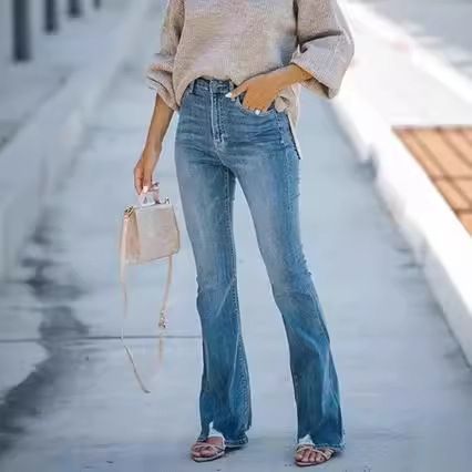 Women's Clothing Retro Slim Stretch Jeans _mkmklike.com