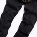 New Men's Jeans, Four-season Embroidery Slim-fitting Pants, Elastic And Comfortable Trousers, Casual And Versatile_mkmklike.com