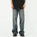 Nordmann European And American Style Vintage Washed Retro Jeans For Men, Ins Trendy Brand High Street Cool Loose Straight_mkmklike.com