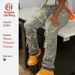 Women's High Waist Straight Leg Jeans Denim Retro Style Casual Fashion Streetwear Spring/Autumn Versatile Cotton Layered_mkmklike.com