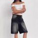 Vintage Washed Denim Mid-Rise Capri Pants For Women - Comfortable Straight-Leg Casual Shorts (S-XXL, Classic Blue/Black)_mkmklike.com