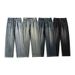 American High Street Washed Denim Jeans For Men, Spring 2025 New Trend Brand Elastic Waist Straight Leg Casual Pants_mkmklike.com