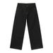 Vintage American Style Straight Leg Jeans For Men - Relaxed Fit, Adjustable Waist, Classic Black Denim Pants_mkmklike.com